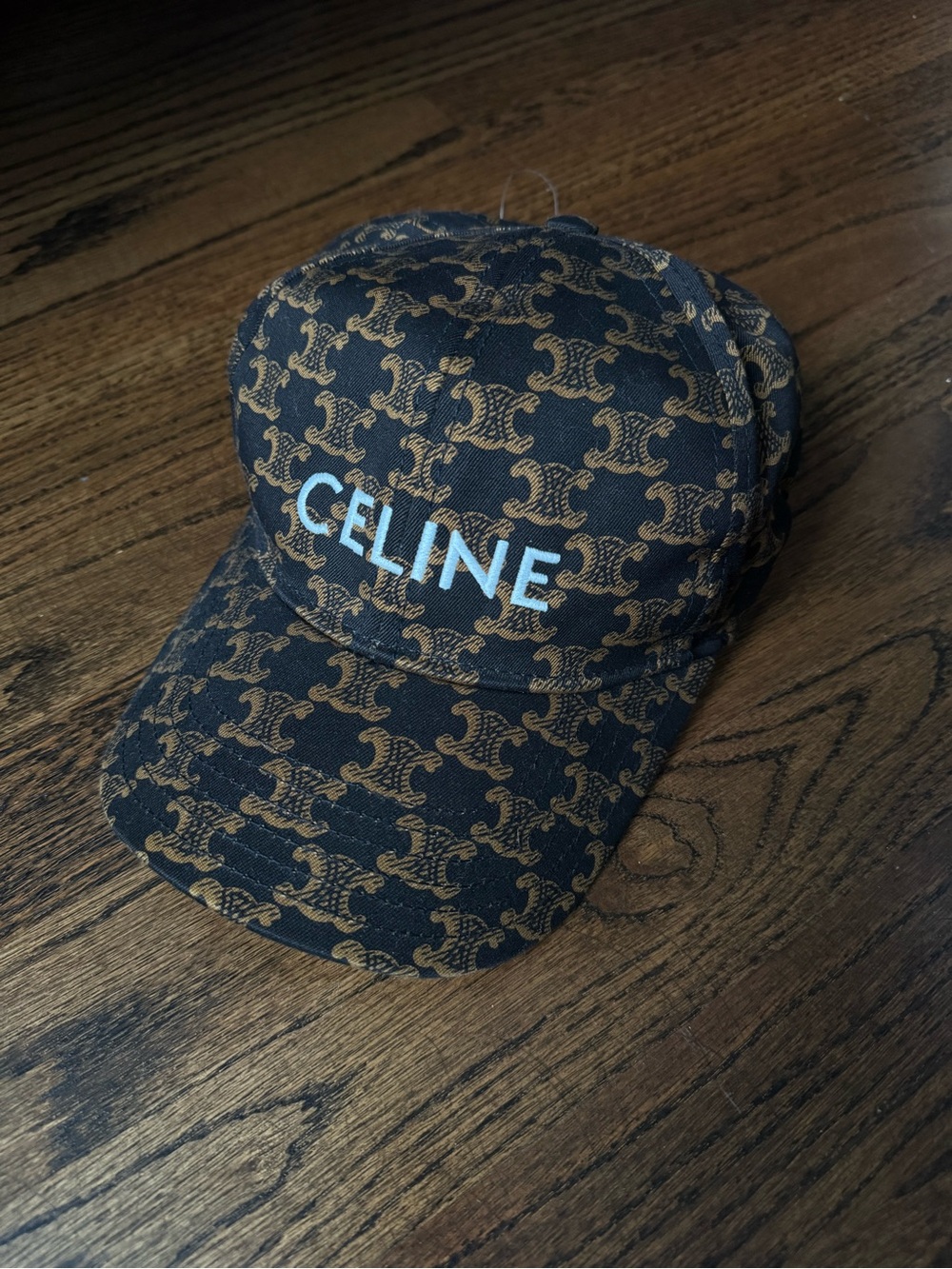 Celine Triomphe Logo Baseball Cap